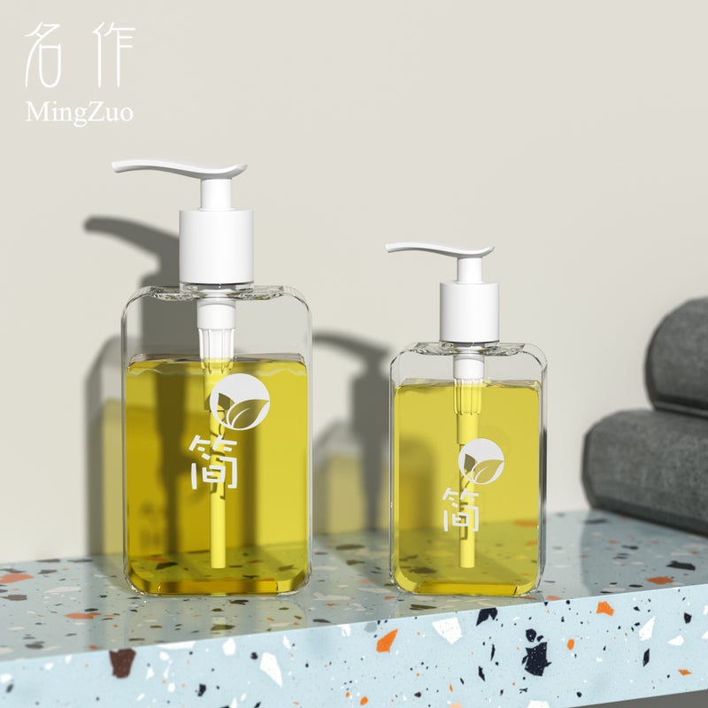 100 M300Ml500Ml Press Black Sunscreen Spray Bottle Sub-Pack Color Splitting Hand Soap Body Soap Bottle - Image 3